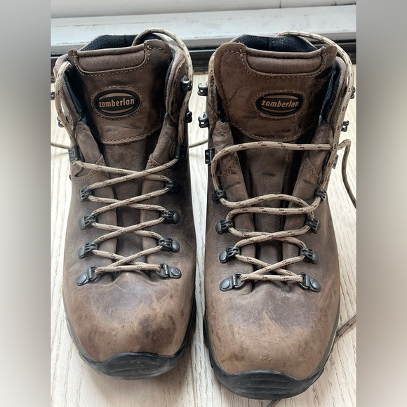 Zamberlan Women's Brown Leather Hiking Boots - Picture 1 of 12